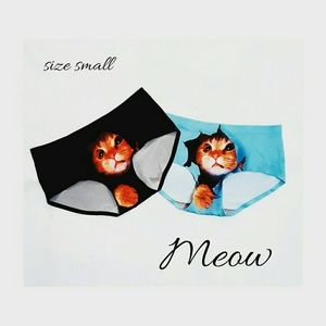 NWOT Cat Panties cats kitty underwear undies meow